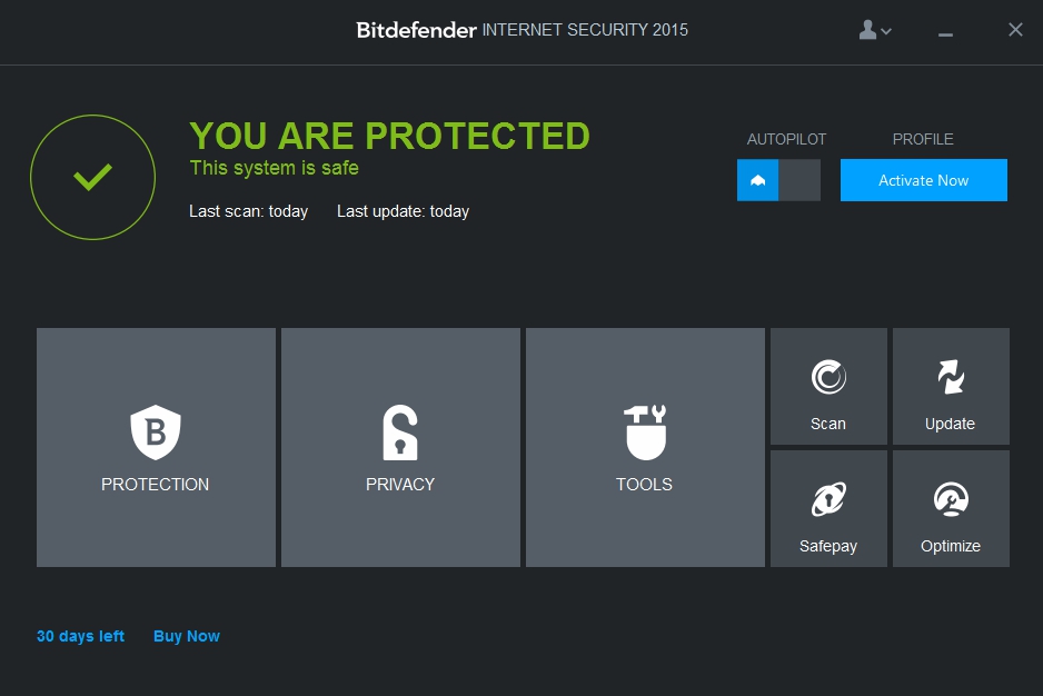 BitDefender internet security 2015