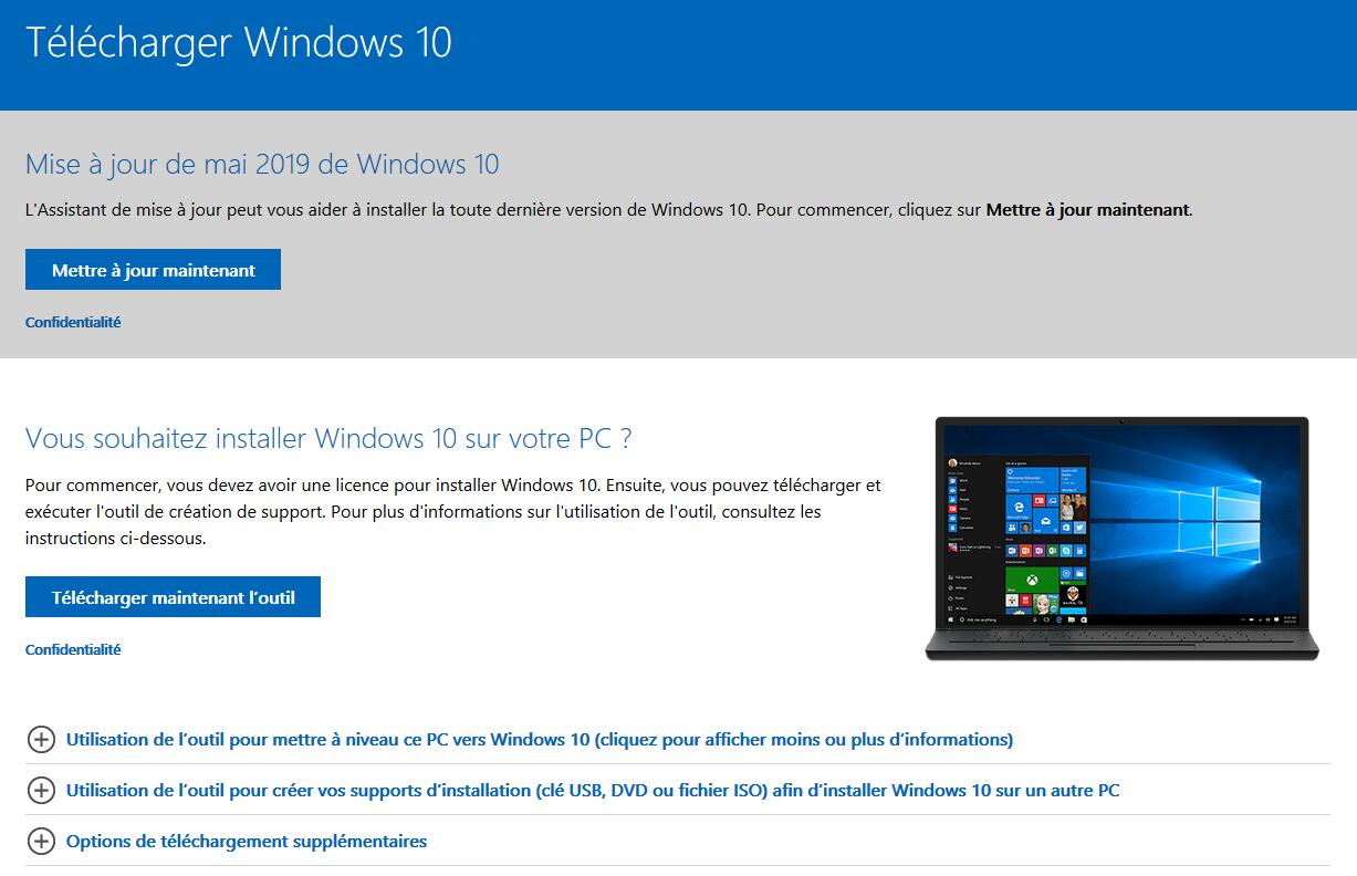 Rappel de Windows 7: obtenez une mise à niveau gratuite de Windows 10 pendant que vous le pouvez UEFI-USB